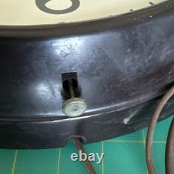 Vintage General Electric Red Dot Glass Working School Clock
