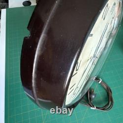 Vintage General Electric Red Dot Glass Working School Clock