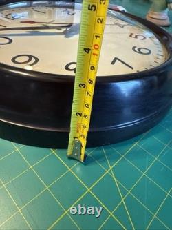 Vintage General Electric Red Dot Glass Working School Clock