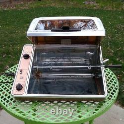 Vintage General Electric Rotisserie Oven GE 17R20 1950s Retro Works Mid Century