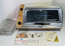 Vintage General Electric Rotisserie Oven R20? Manual And Accessories Amazing
