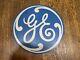 Vintage General Electric Round Circular Sign 12 X 12 1960's 1970's
