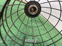 Vintage General Electric SUNLAMP original sun lamp With Clamp Industrial Under Bed