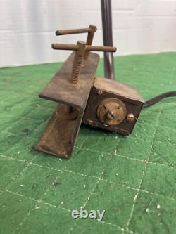 Vintage General Electric SUNLAMP original sun lamp With Clamp Industrial Under Bed