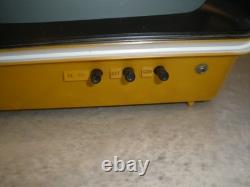 Vintage General Electric Sf1702yl Mustard Tv (parts Turns On Sound)