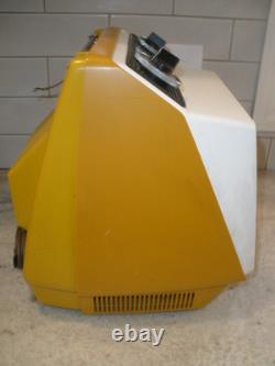 Vintage General Electric Sf1702yl Mustard Tv (parts Turns On Sound)