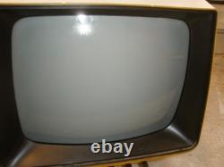 Vintage General Electric Sf1702yl Mustard Tv (parts Turns On Sound)