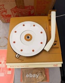 Vintage General Electric Show'N Tell Phono Viewer A651 Butterscotch