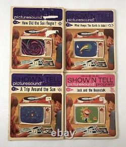 Vintage General Electric Show N Tell Phono Viewer With 10 Stories 60s Read
