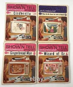 Vintage General Electric Show N Tell Phono Viewer With 10 Stories 60s Read