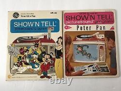 Vintage General Electric Show N Tell Phono Viewer With 10 Stories 60s Read