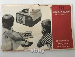 Vintage General Electric Show N Tell Phono Viewer With 10 Stories 60s Read