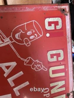 Vintage General Electric Sign Vintage Appliance Sign Vintage Metal Sign