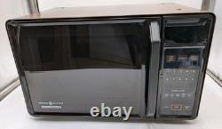 Vintage General Electric Spacemaker III Microwave Woodgrain With Top Hardware