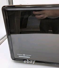 Vintage General Electric Spacemaker III Microwave Woodgrain With Top Hardware