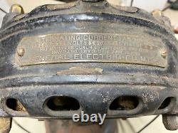 Vintage General Electric Steel 4 Blade Parlor Fan (1920's Finger Chopper)