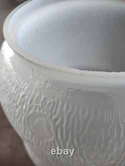 Vintage General Electric Street Light Globe Shade Made In USA 1340457 GTGC C