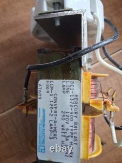 Vintage General Electric Street Light Mercury 250 Watt Multi Tap Early 1960's