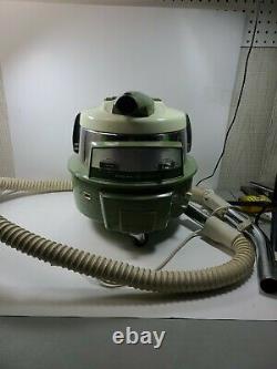 Vintage General Electric Swivel Top Canister Vacuum Cleaner Retro Model VC 850A