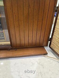 Vintage General Electric T-1000C Stereo/Radio Mid Century Modern Walnut Excelle