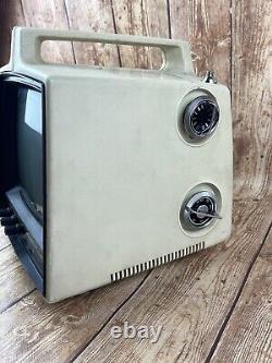 Vintage General Electric TR105TVY Black & White Portable TV