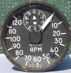 Vintage General Electric Tachometer Indicator 8DJ81 (Memorabilia Item)