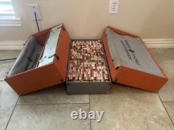 Vintage General Electric Tool Box Wood With Almost 200 Electron Tubes