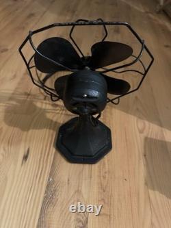 Vintage General Electric Trade Wind 8in Non-Oscillating Desktop Fan Black 49X718