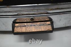 Vintage General Electric Two Slice Oven Toaster Model 65T83 Silver Pop Out Tray