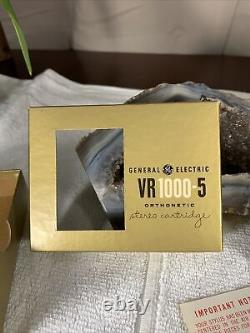 Vintage General Electric VR1000-5 Orthonetic Stereo Cartridge +Box+Papers RARE
