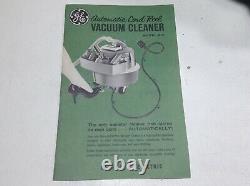 Vintage General Electric Vacuum Cleaner Swivel Top Vintage Model C-7