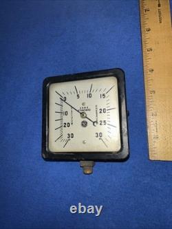 Vintage General Electric Vacuum/Pressure Gauge Steampunk G E 0-30 Psi