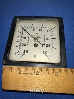 Vintage General Electric Vacuum/Pressure Gauge Steampunk G E 0-30 Psi