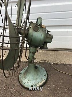 Vintage General Electric Vortalex Oscillating Fan No. 91 Works
