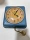Vintage General Electric Wall Clock 7.25 Metal Blue Model 2h08