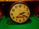 Vintage General Electric Wall Clock Buffalo Scale Brown Bakelite Industrial