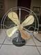 Vintage General Electric Whiz 9 Inch Brass Blade Fan Restored