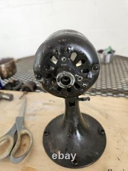 Vintage General Electric Whiz 9 Inch Brass Blade Fan Restored