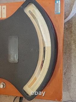 Vintage General Electric Wood Encased Ammeter Test Equipment 1940s No. 5 Western
