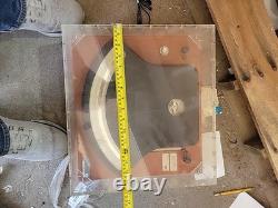 Vintage General Electric Wood Encased Ammeter Test Equipment 1940s No. 5 Western