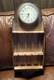 Vintage General Electric Wood Hanging Wall Pipe/spoon Display Shelf Clock