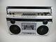 Vintage General Electric Boombox 3-5256a Cassette Stereo Am/fm
