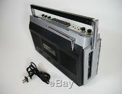 Vintage General Electric boombox 3-5256A Cassette Stereo Am/Fm