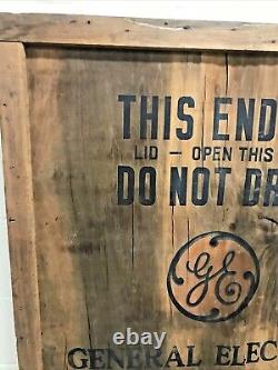 Vintage General Electric radio wood sign 52x 32.5