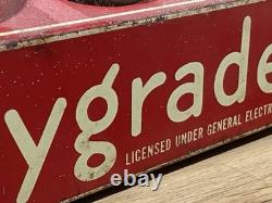 Vintage Hygrade Lamps General Electric Store Display Sign Advertising