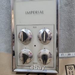 Vintage Imperial Electric Range Control Panel J. C. Penney Console Assembly