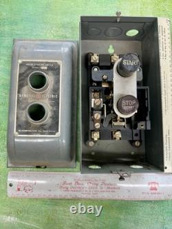Vintage Industrial GENERAL ELECTRIC GE CR1062-N6A MANUAL Starting Switch Works