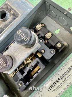 Vintage Industrial GENERAL ELECTRIC GE CR1062-N6A MANUAL Starting Switch Works
