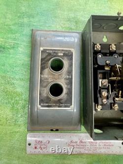Vintage Industrial GENERAL ELECTRIC GE CR1062-N6A MANUAL Starting Switch Works