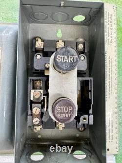 Vintage Industrial GENERAL ELECTRIC GE CR1062-N6A MANUAL Starting Switch Works